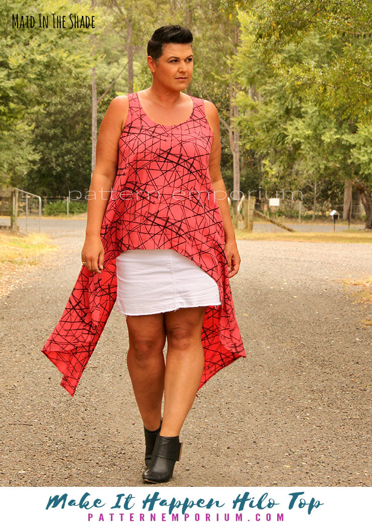 Make It Happen | Woven High-low Top Sewing Pattern