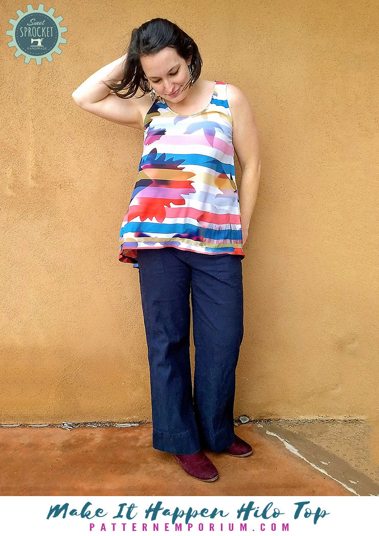 Make It Happen | Woven High-low Top Sewing Pattern