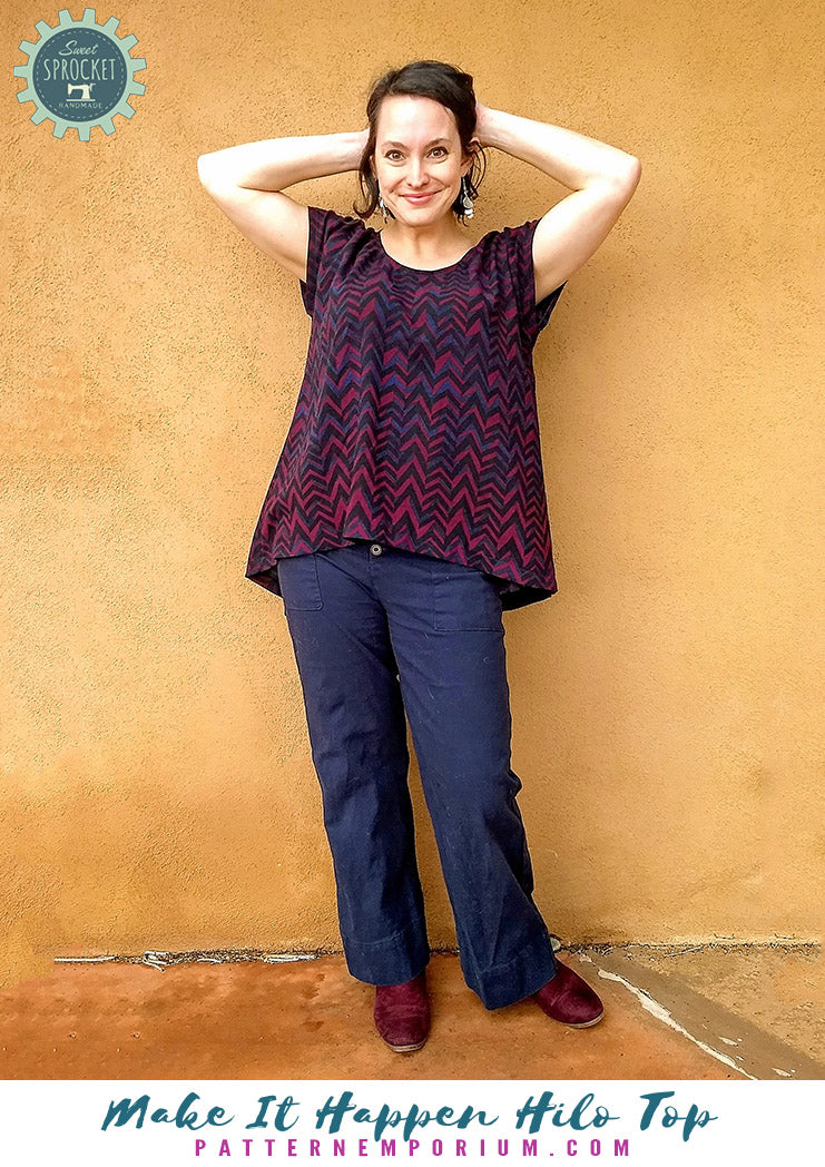 Make It Happen | Woven High-low Top Sewing Pattern