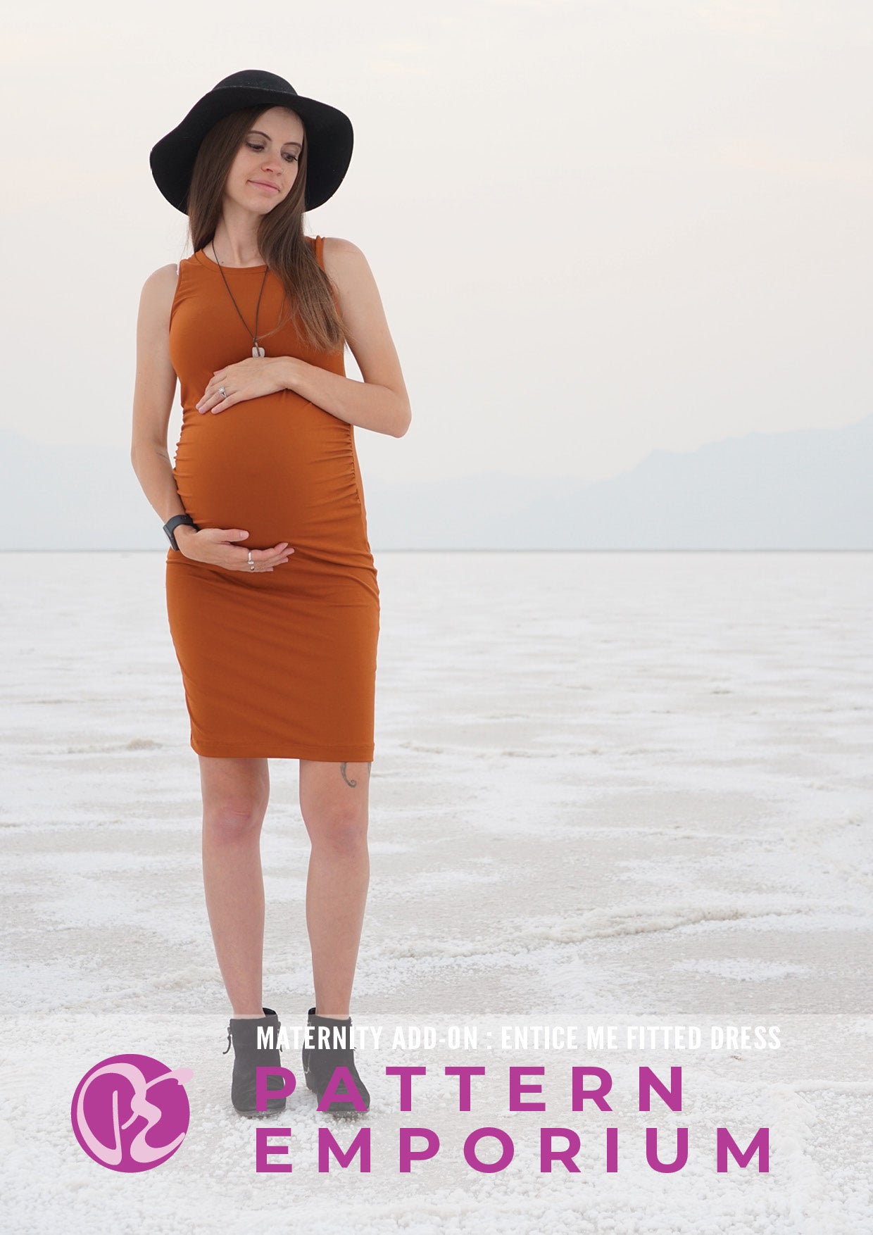 Entice Me Dress | Maternity Add-On Sewing Pattern