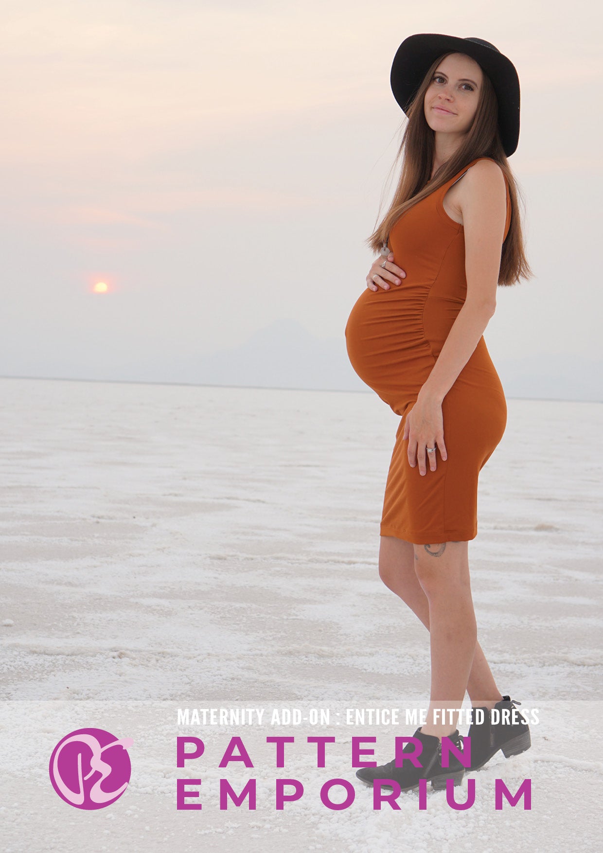 Entice Me Dress | Maternity Add-On Sewing Pattern