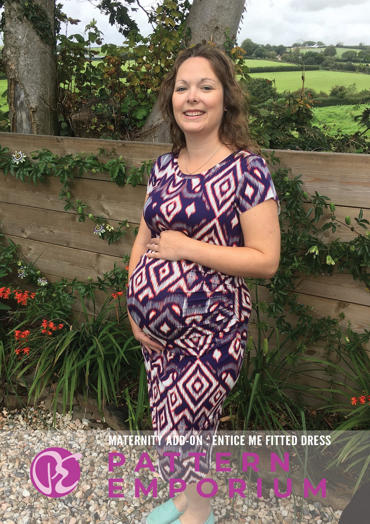 Entice Me Dress | Maternity Add-On Sewing Pattern