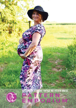 Entice Me Dress : Maternity Add-On Sewing Pattern