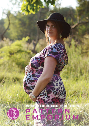 Entice Me Dress : Maternity Add-On Sewing Pattern
