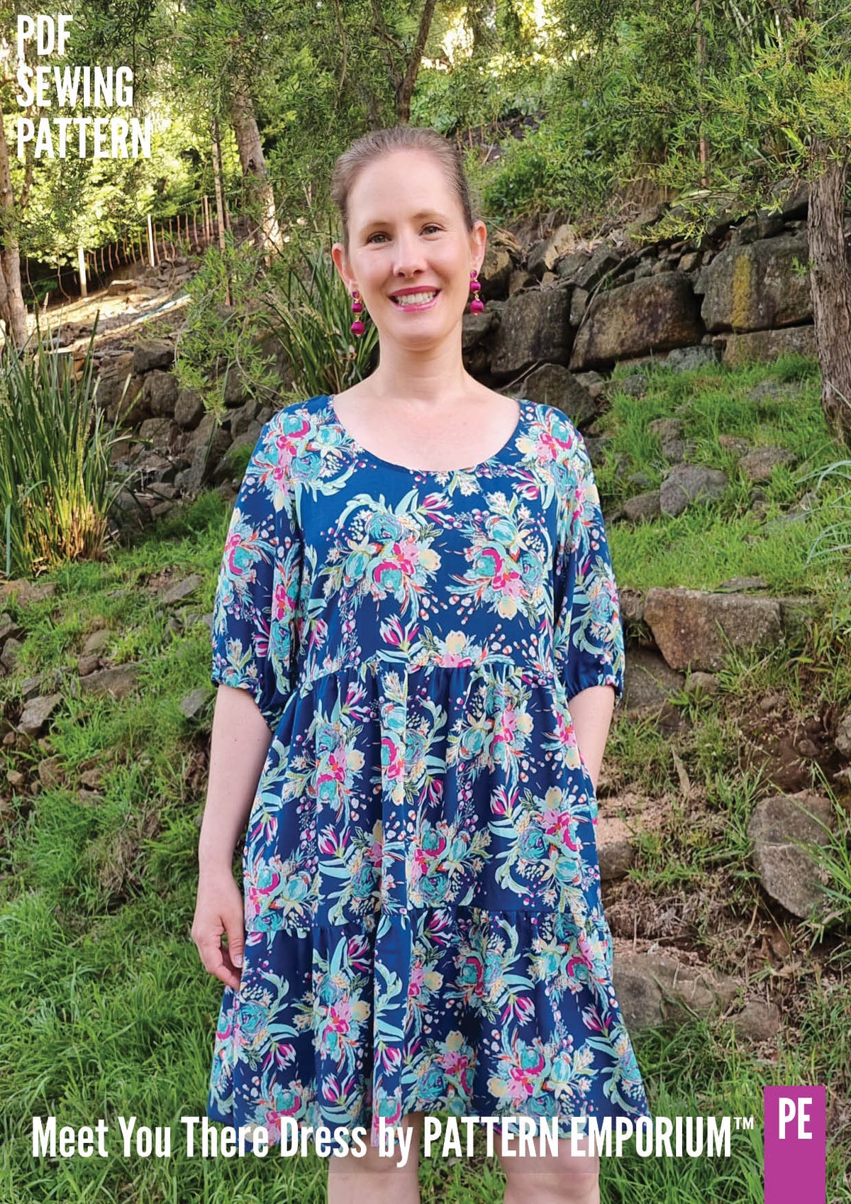 Pattern Emporium Meet You There Dress pattern review by melmom