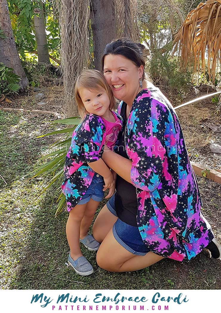 My Mini Embrace | Kids Cocoon Cardi Sewing Pattern