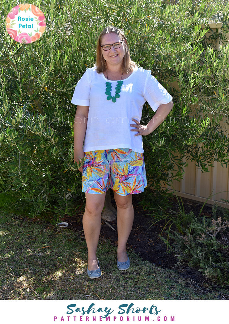 Sashay | Stretch Flared Shorts Sewing Pattern