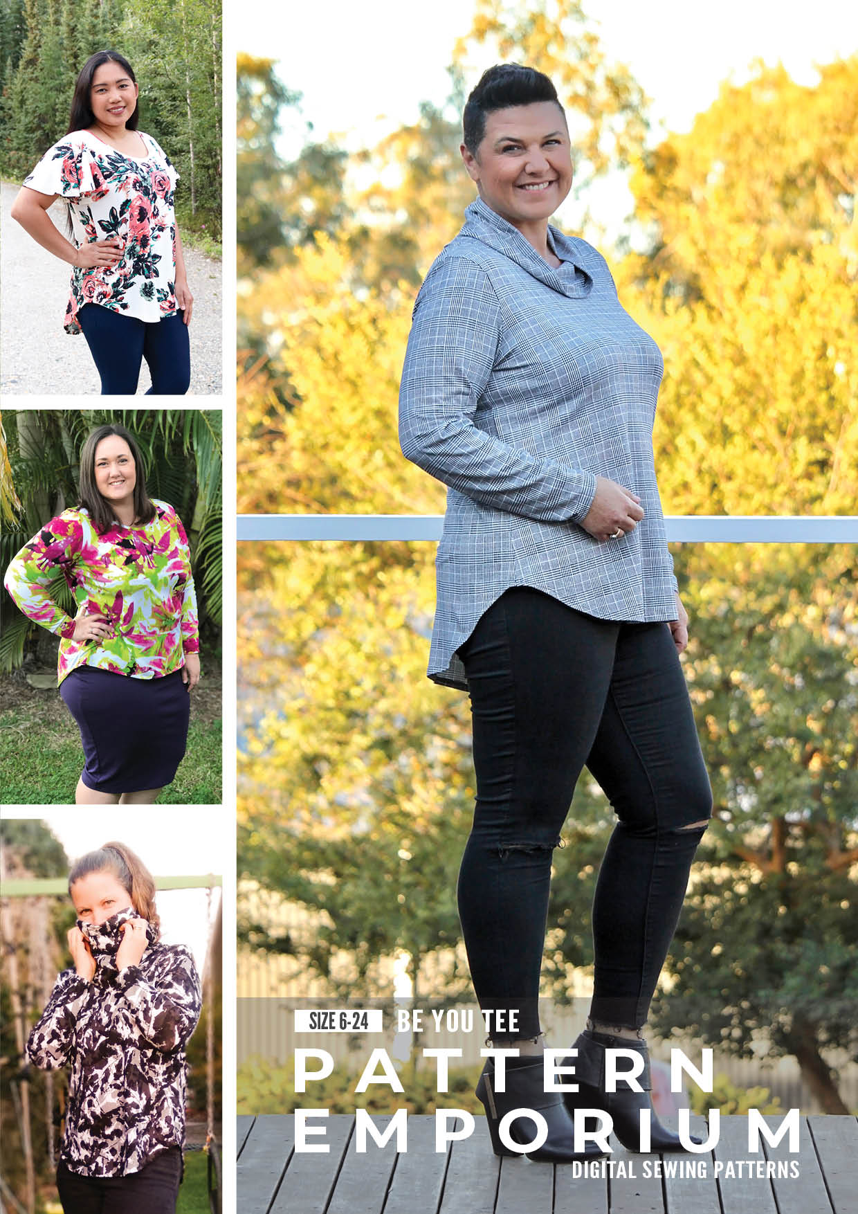 Be You Tee | Relaxed T-shirt Sewing Pattern