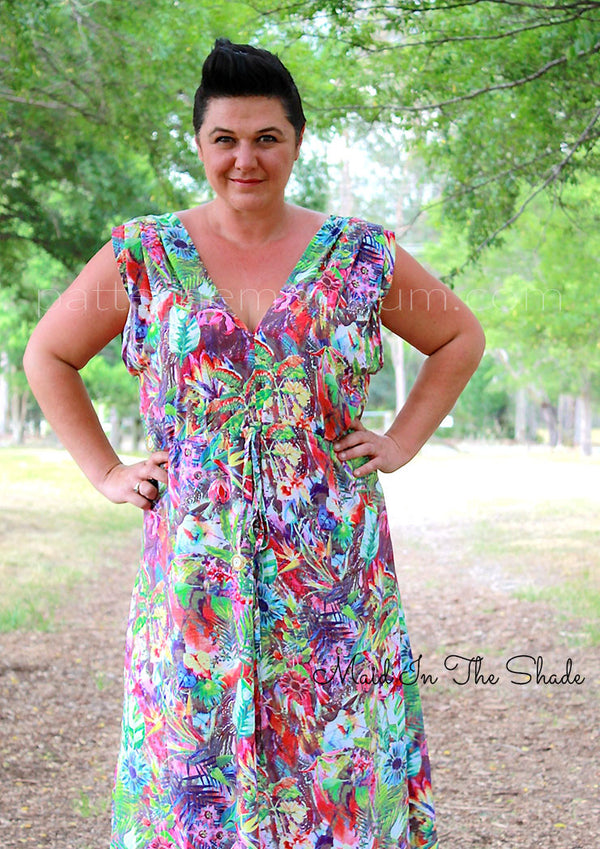 Maxi Dress Sewing Pattern | Summer Dress Pattern Online - PATTERN EMPORIUM