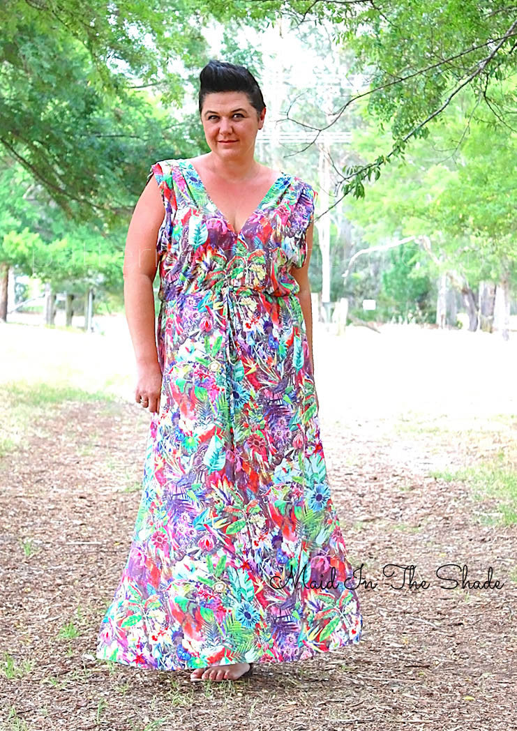 Maxi Dress Sewing Pattern | Summer Dress Pattern Online - PATTERN EMPORIUM