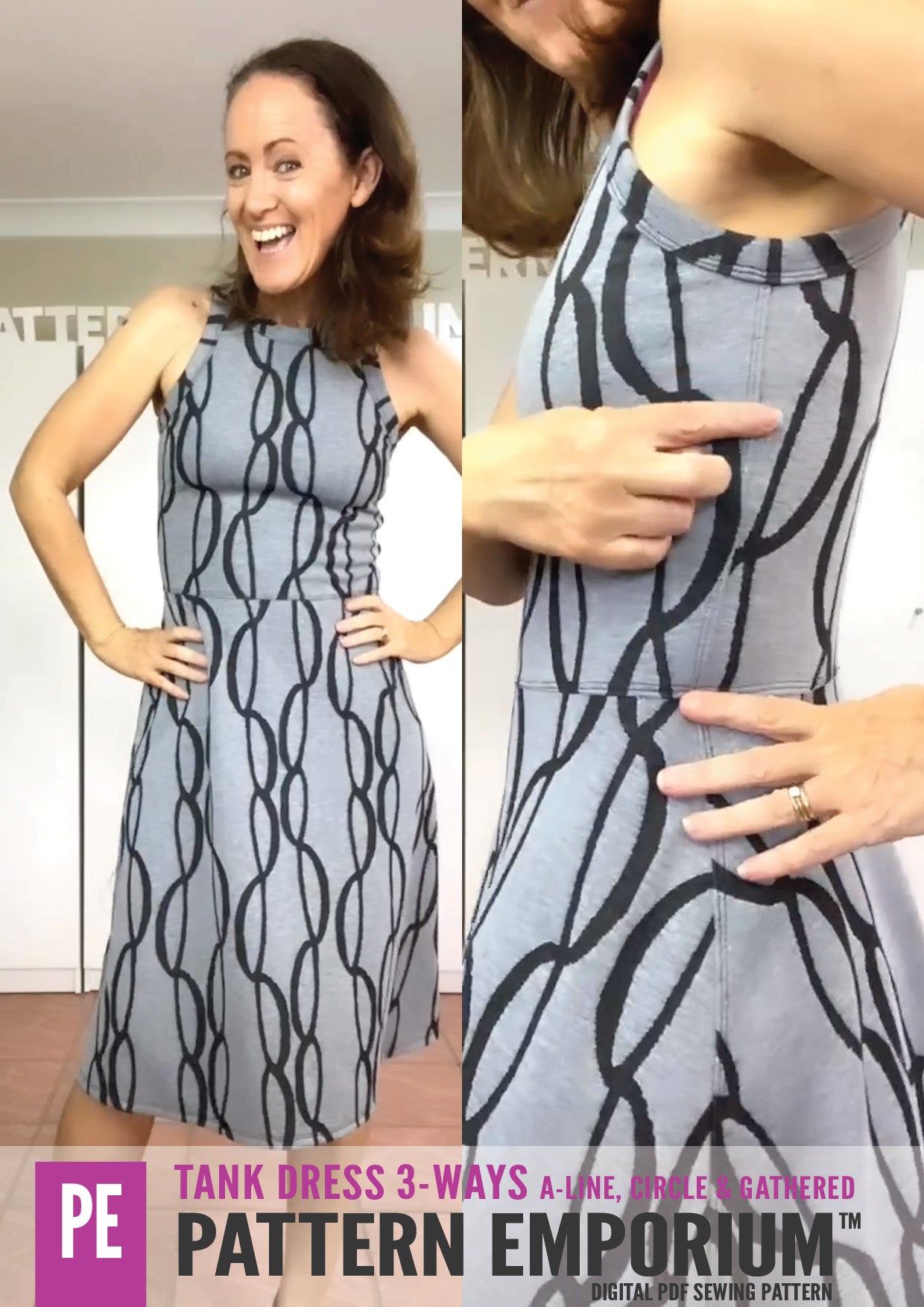 Tank Dress 3-Ways | Sewing Pattern