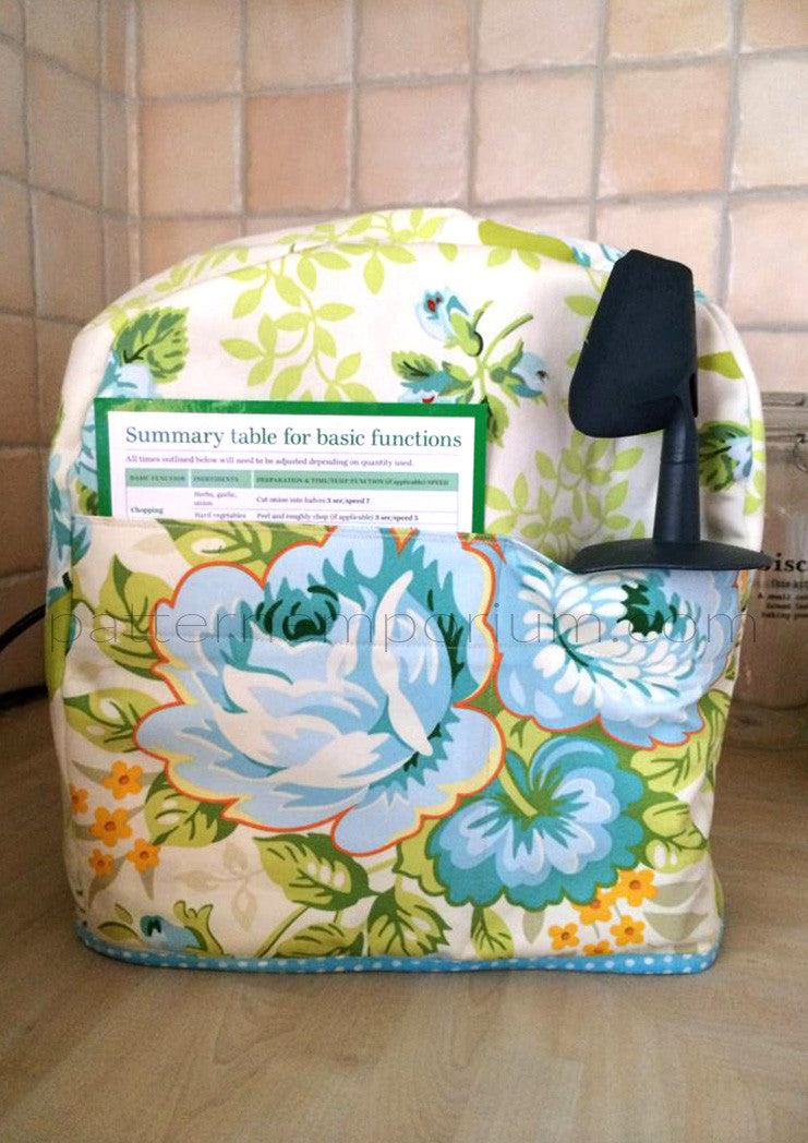 Overlocker Cover Pattern Thermomix (& Overlocker) Cover Sewing Pattern by Pattern Emporium
