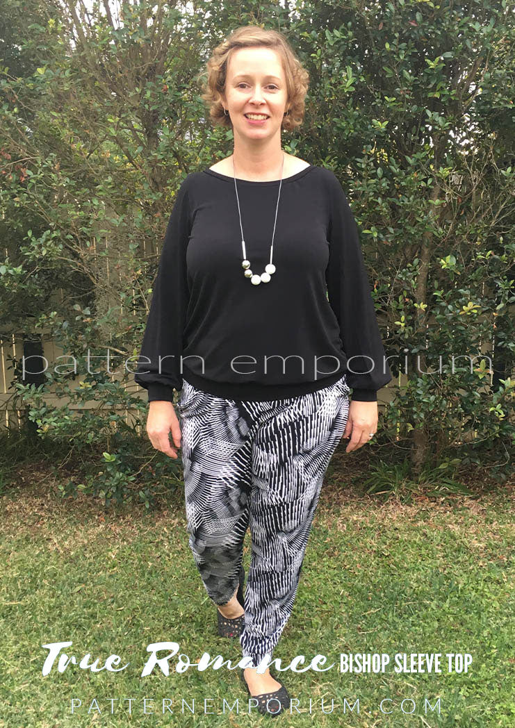 True Romance | Bishop Sleeve Top Sewing Pattern