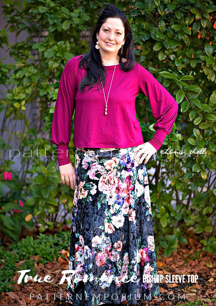 True Romance | Bishop Sleeve Top Sewing Pattern