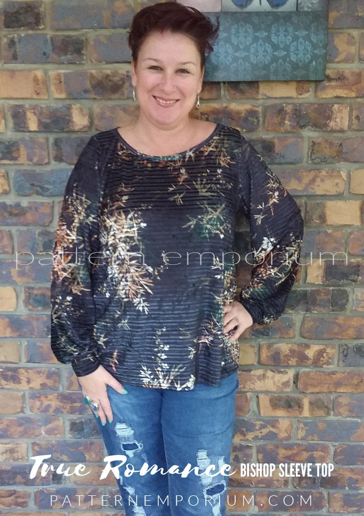 True Romance | Bishop Sleeve Top Sewing Pattern