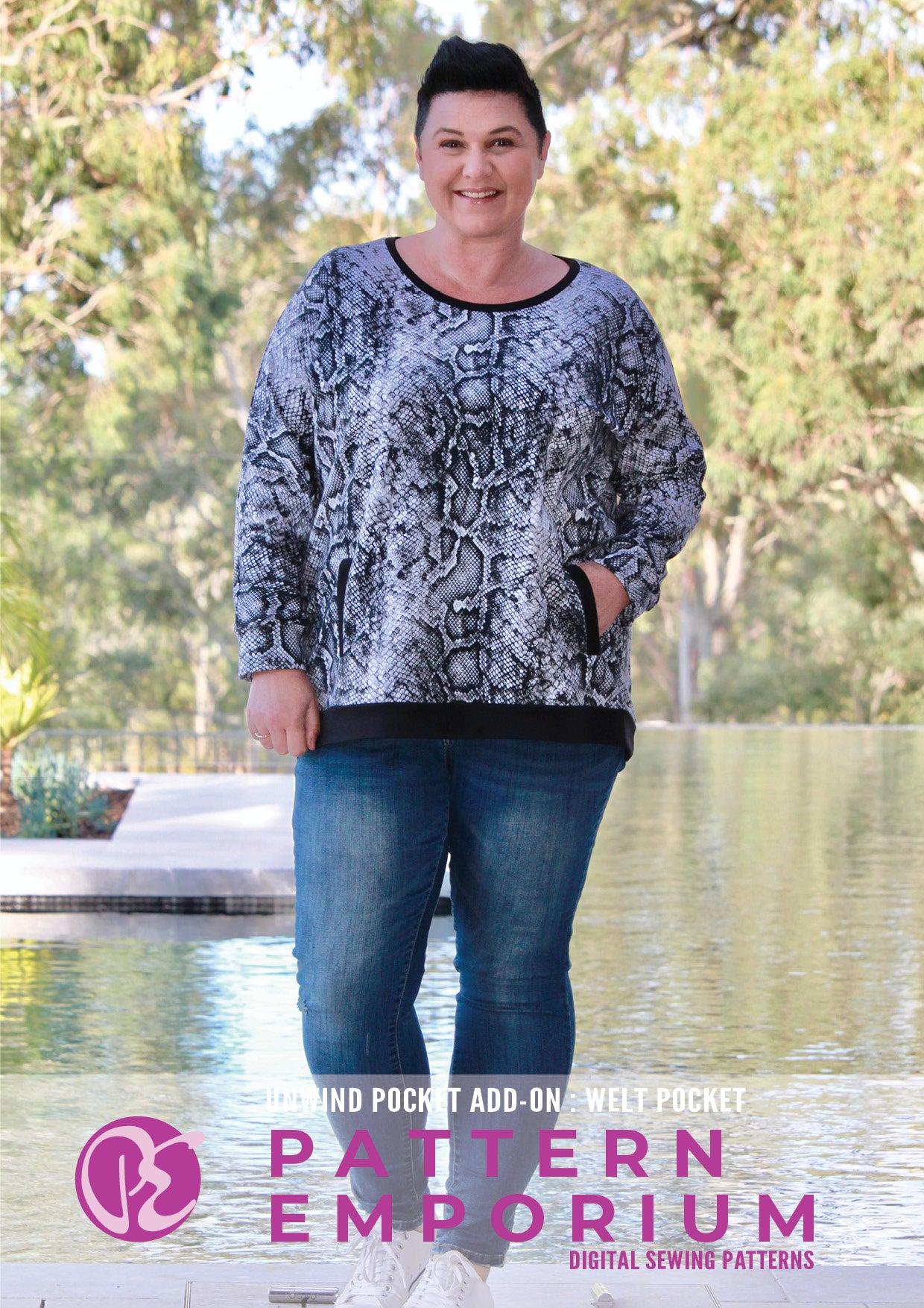 Unwind Pockets | Add-on Sewing Pattern