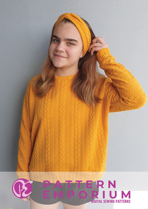 Unwind Sweater - Jumper - Hoodie Sewing Pattern