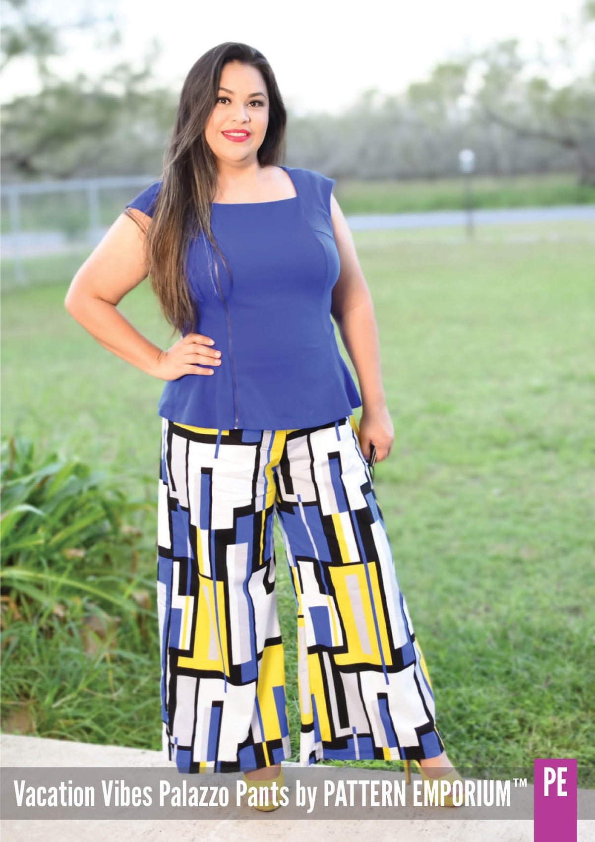 Final Sale Plus Size Palazzo Pants in Multi Color Floral Print – Chic And  Curvy