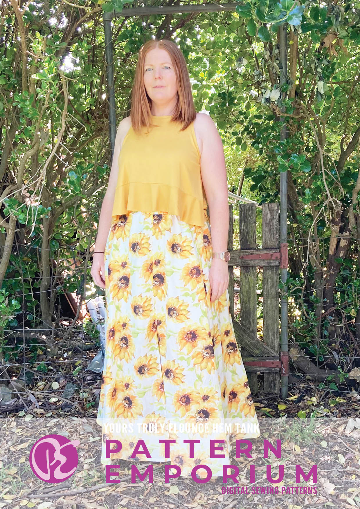 Yours Truly | Flounce Hem Tank Sewing Pattern