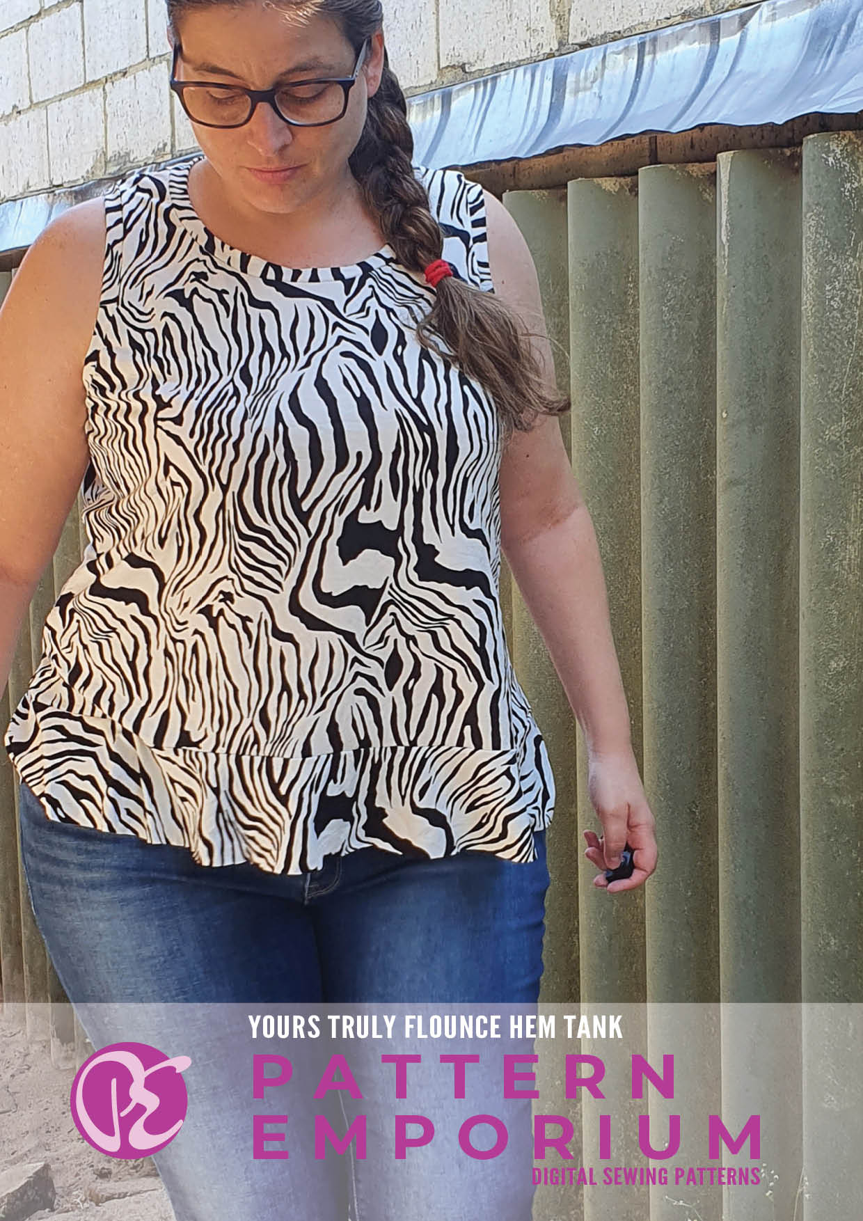 Yours Truly | Flounce Hem Tank Sewing Pattern