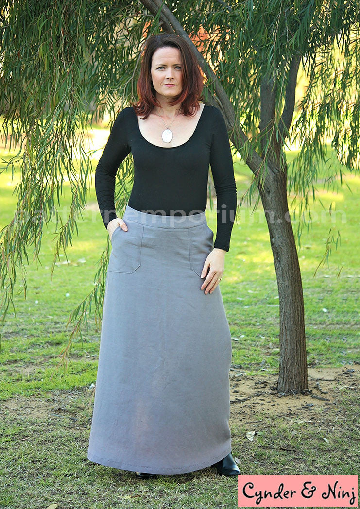 Get Zipped | A-line Skirt Sewing Pattern