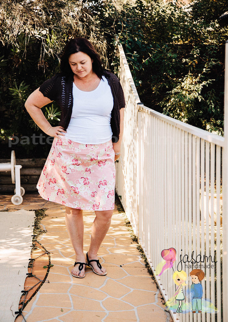 Get Zipped | A-line Skirt Sewing Pattern