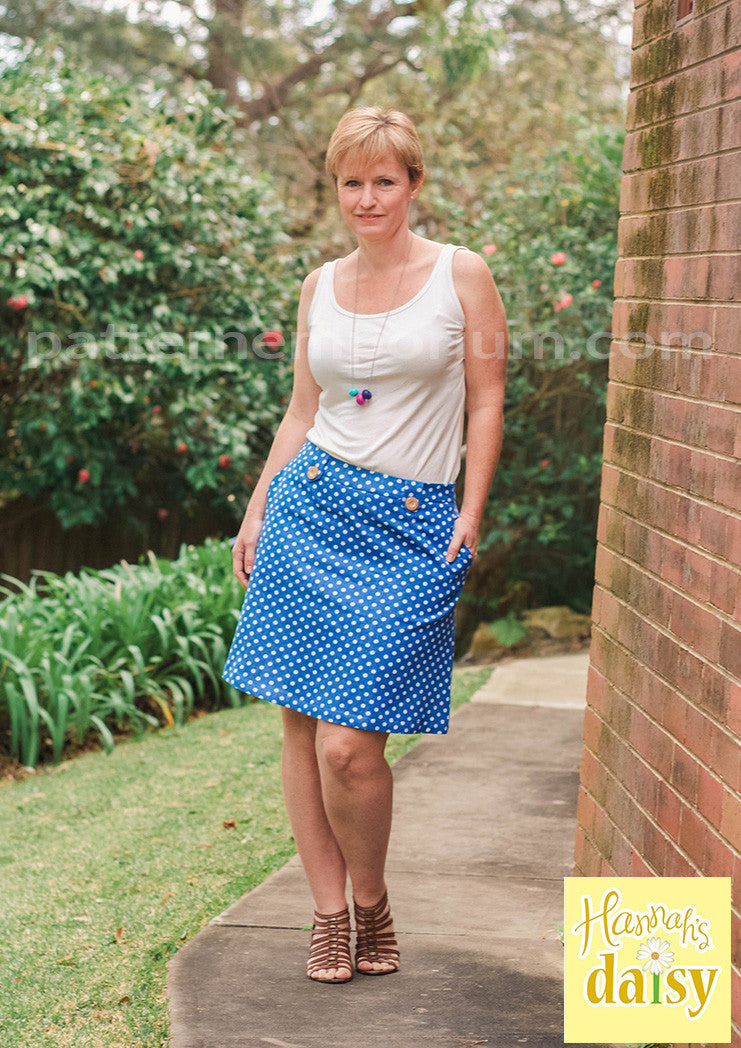 Get Zipped | A-line Skirt Sewing Pattern