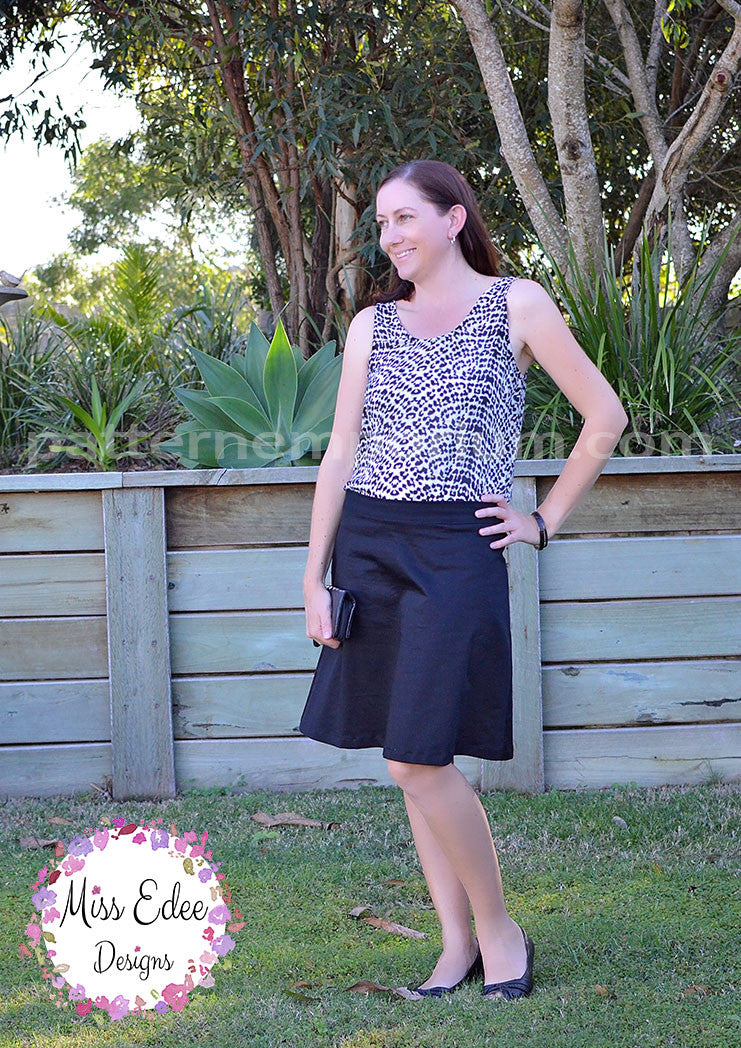 Get Zipped | A-line Skirt Sewing Pattern