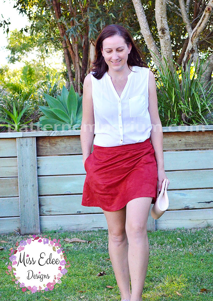 Get Zipped | A-line Skirt Sewing Pattern