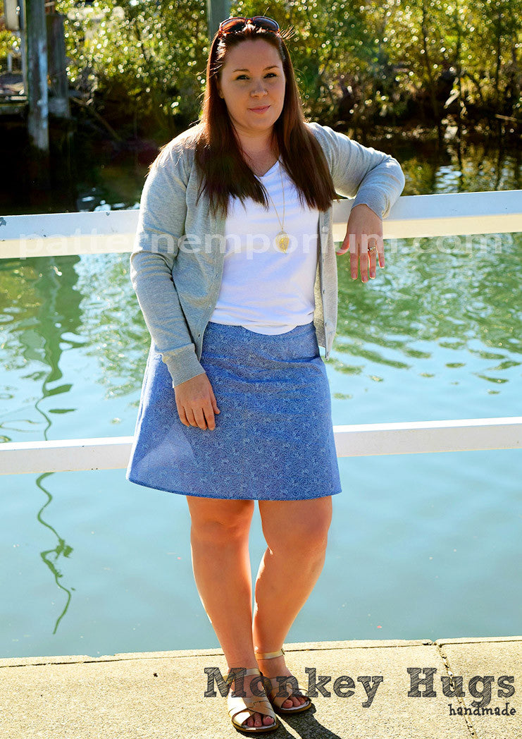 Get Zipped | A-line Skirt Sewing Pattern