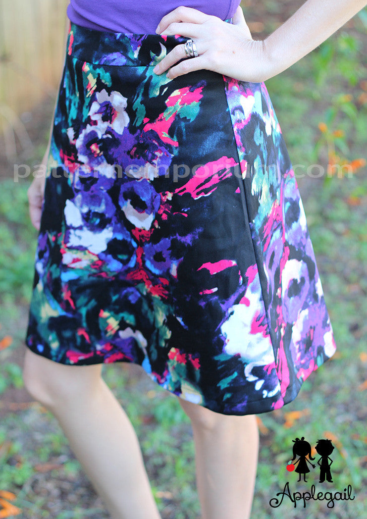 Get Zipped | A-line Skirt Sewing Pattern