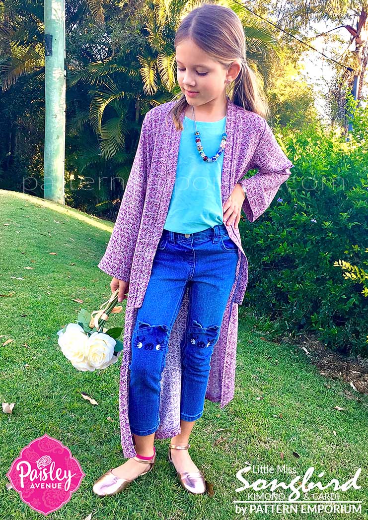 Girls Duster Jacket Cardigan Sewing Pattern Pattern Emporium