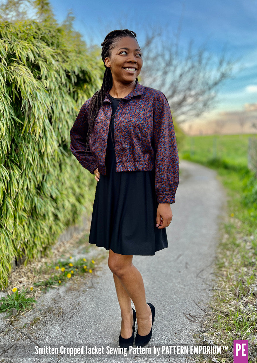 Smitten Pattern Smitten Cropped Jacket Sewing Pattern - Pattern Emporium