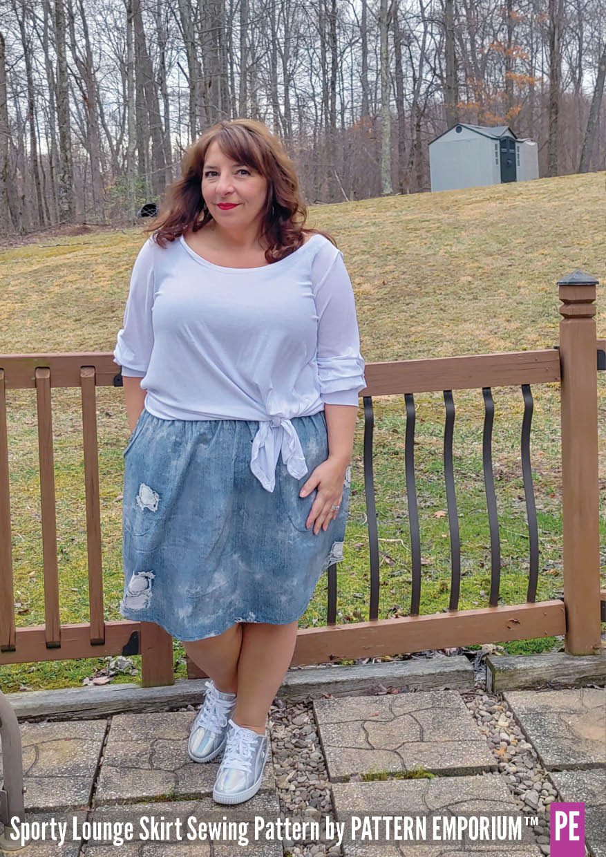 Sporty Lounge Skirt | Sewing Pattern