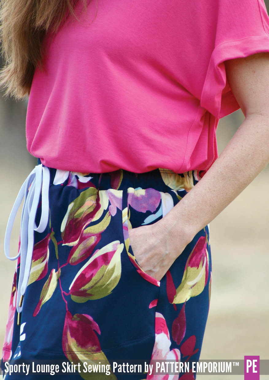 Sporty Lounge Skirt | Sewing Pattern