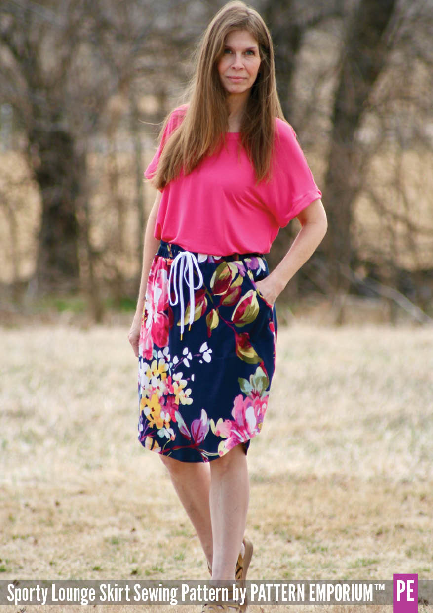 Sporty Lounge Skirt | Sewing Pattern