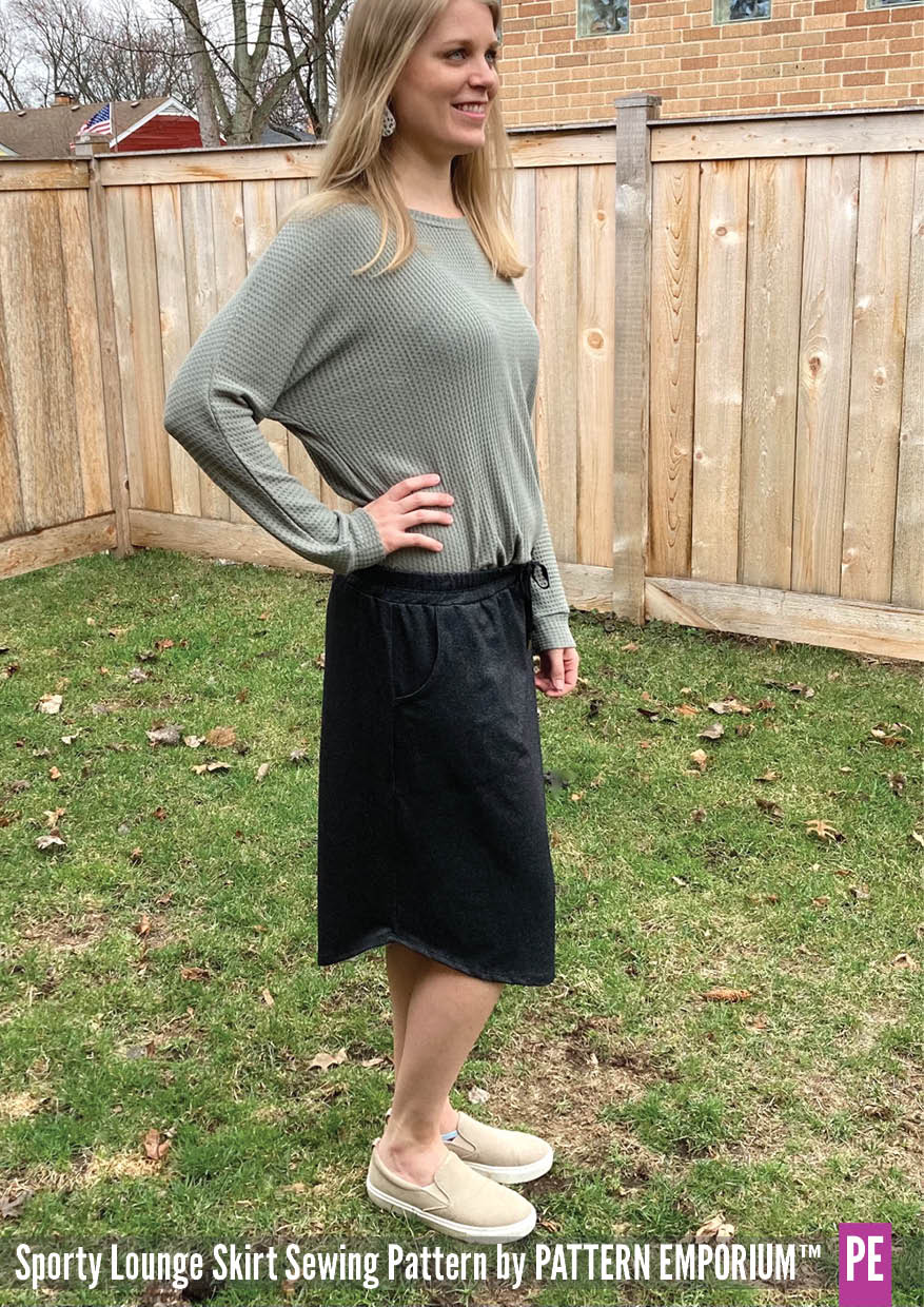 Sporty Lounge Skirt | Sewing Pattern