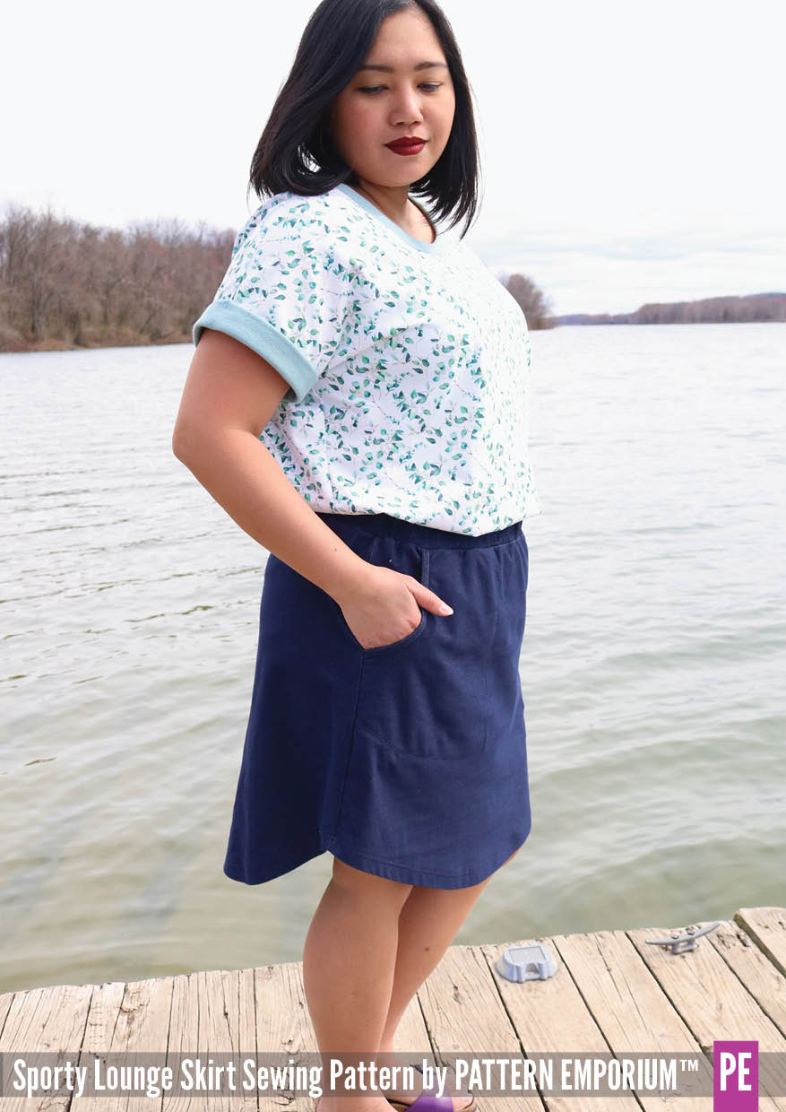 Sporty Lounge Skirt | Sewing Pattern