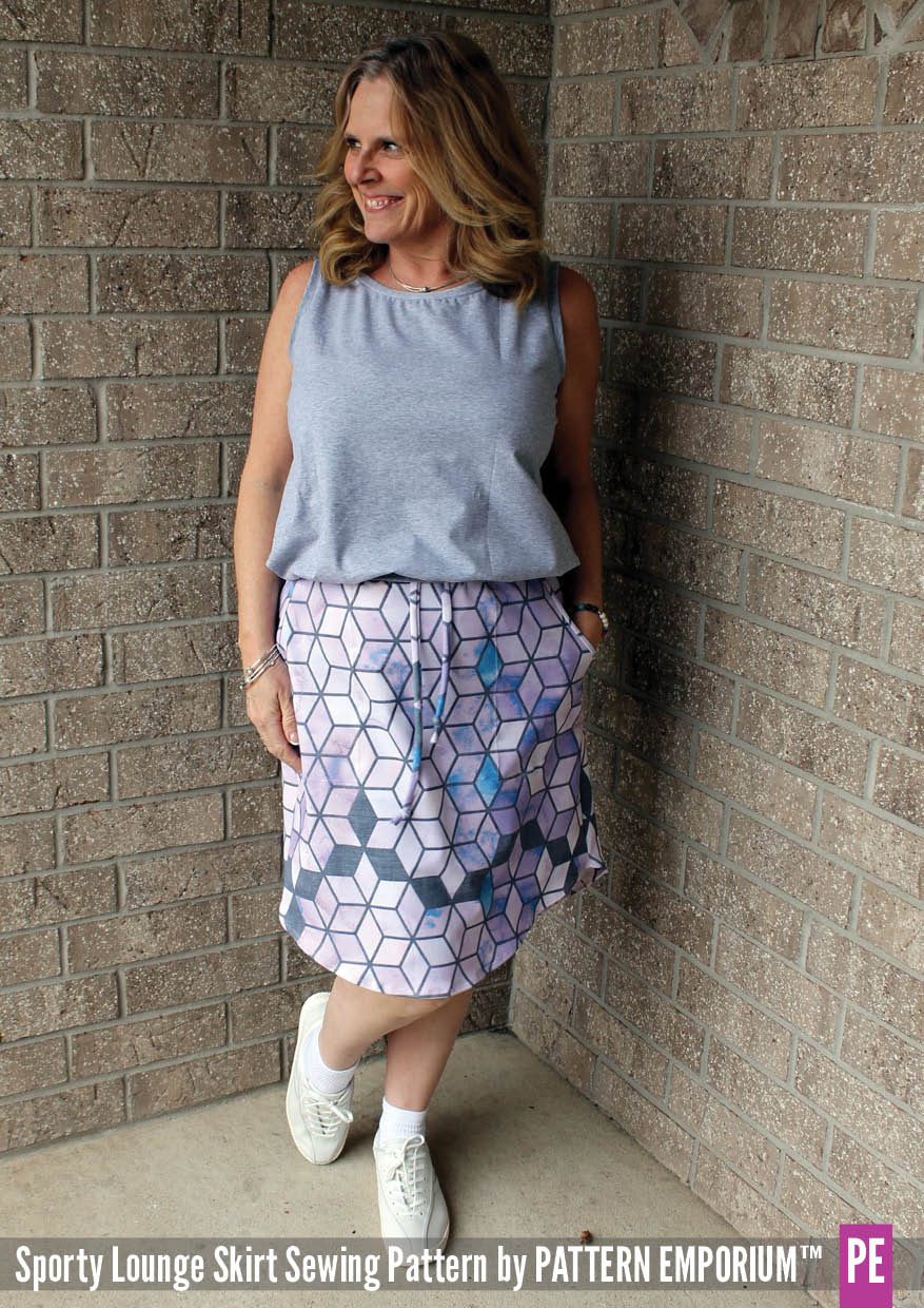 Sporty Lounge Skirt | Sewing Pattern