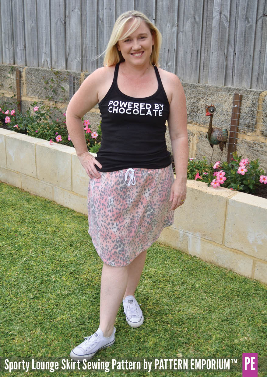 Sporty Lounge Skirt | Sewing Pattern