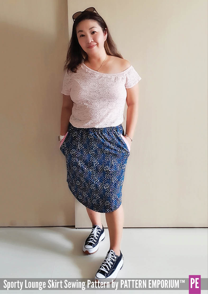 Sporty Lounge Skirt | Sewing Pattern