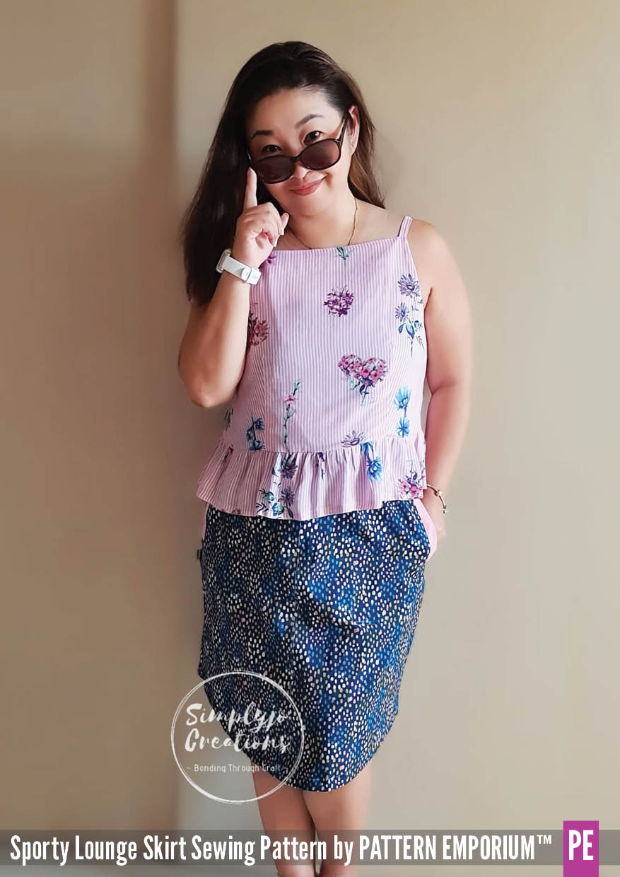 Sporty Lounge Skirt | Sewing Pattern