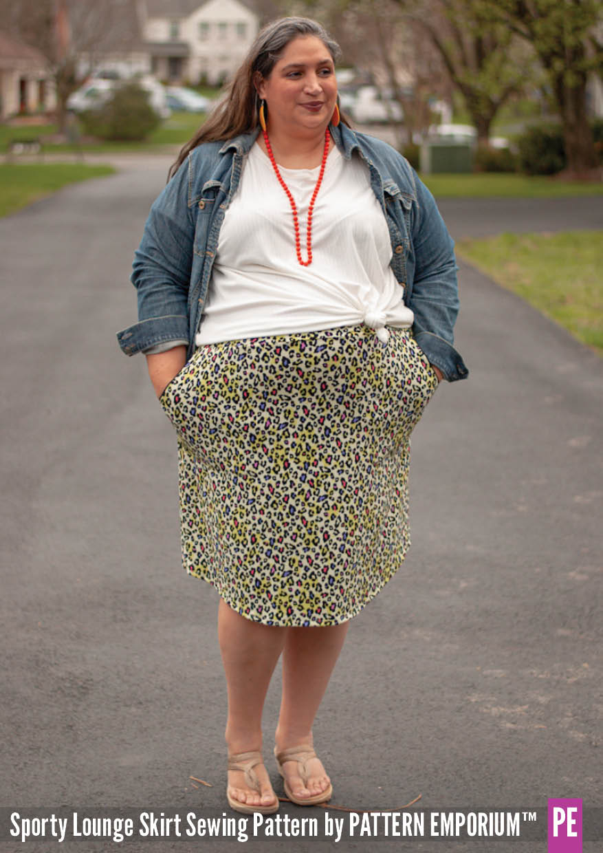 Sporty Lounge Skirt | Sewing Pattern