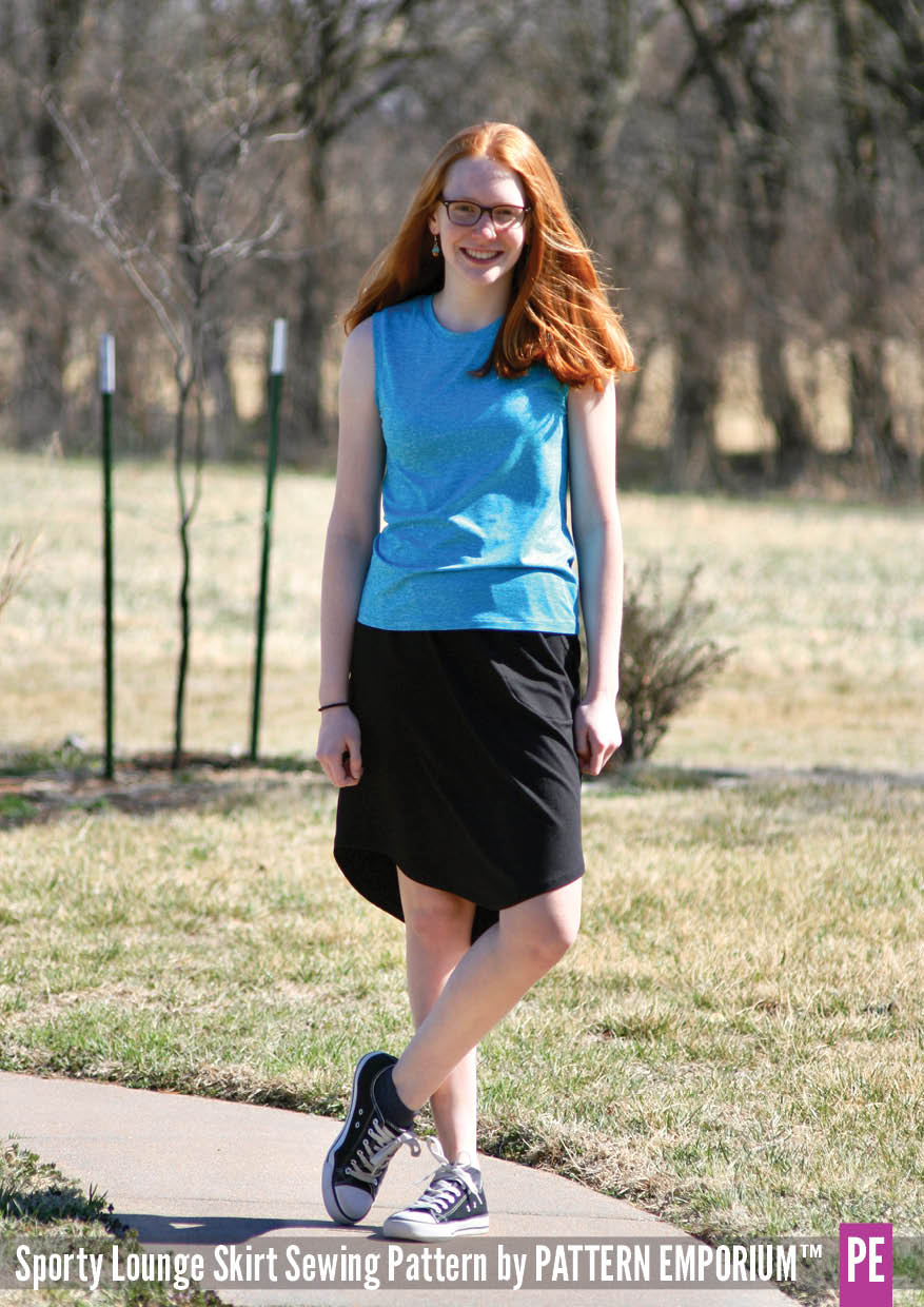 Sporty Lounge Skirt | Sewing Pattern