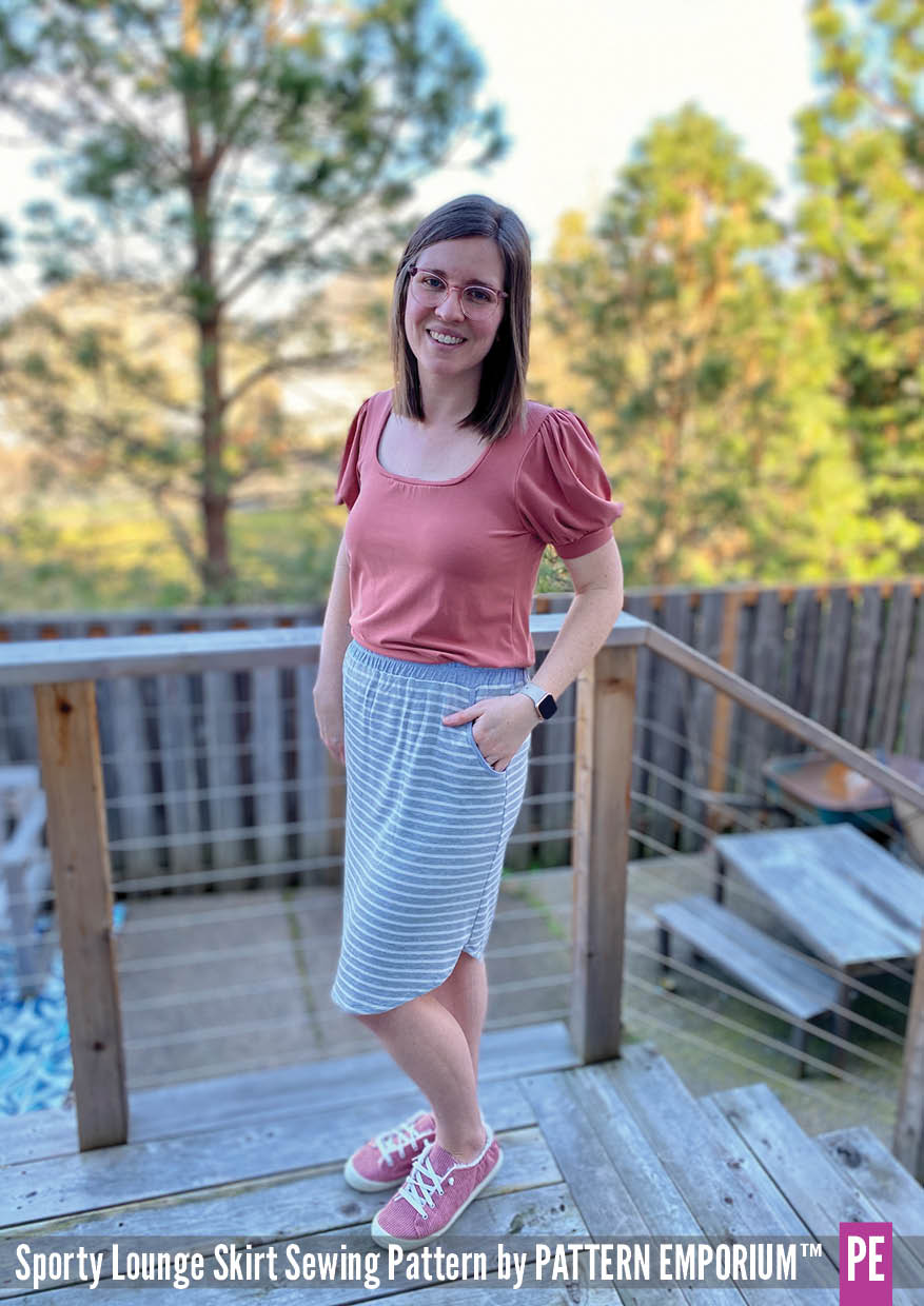 Sporty Lounge Skirt | Sewing Pattern