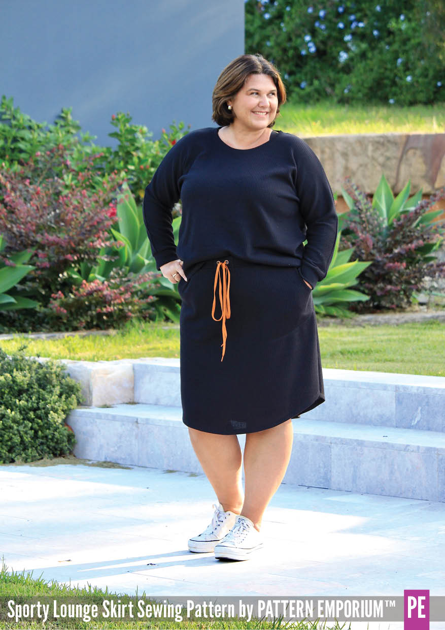 Sporty Lounge Skirt | Sewing Pattern