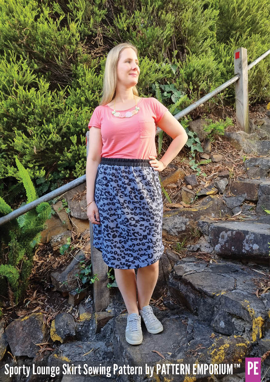 Sporty Lounge Skirt Sewing Pattern - Pattern Emporium