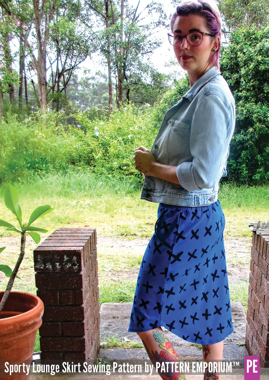 Sporty Lounge Skirt | Sewing Pattern