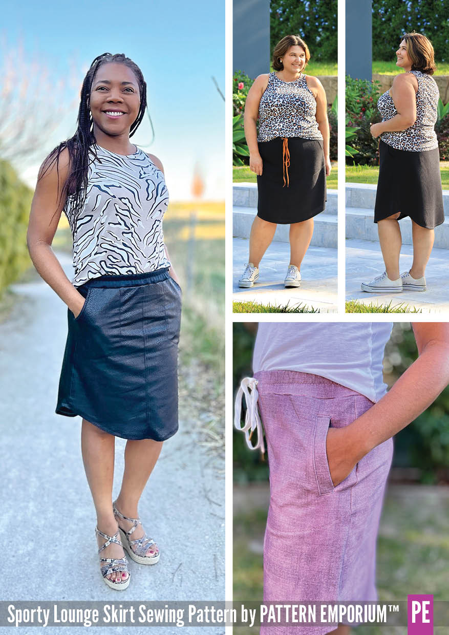 Sporty Lounge Skirt | Sewing Pattern