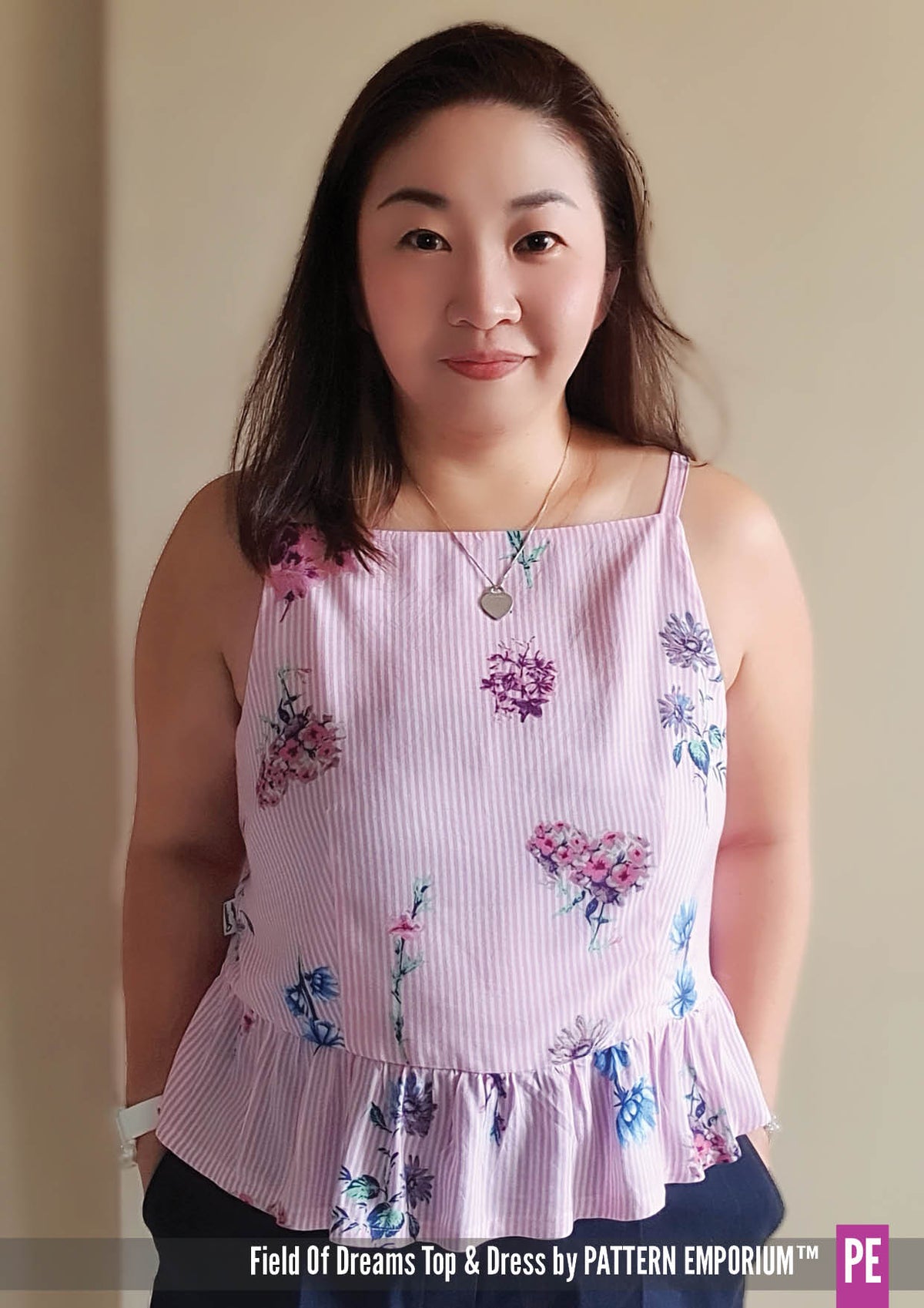 Pattern Emporium Field of Dreams Strappy Tiered Dress – Pigs In Pajamas